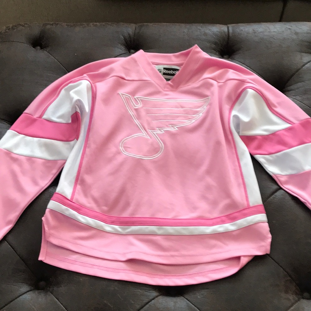 Girls Pink Blues Jersey